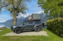 Isuzu best driving routes in UK, 2025, Isuzu D-Max camping